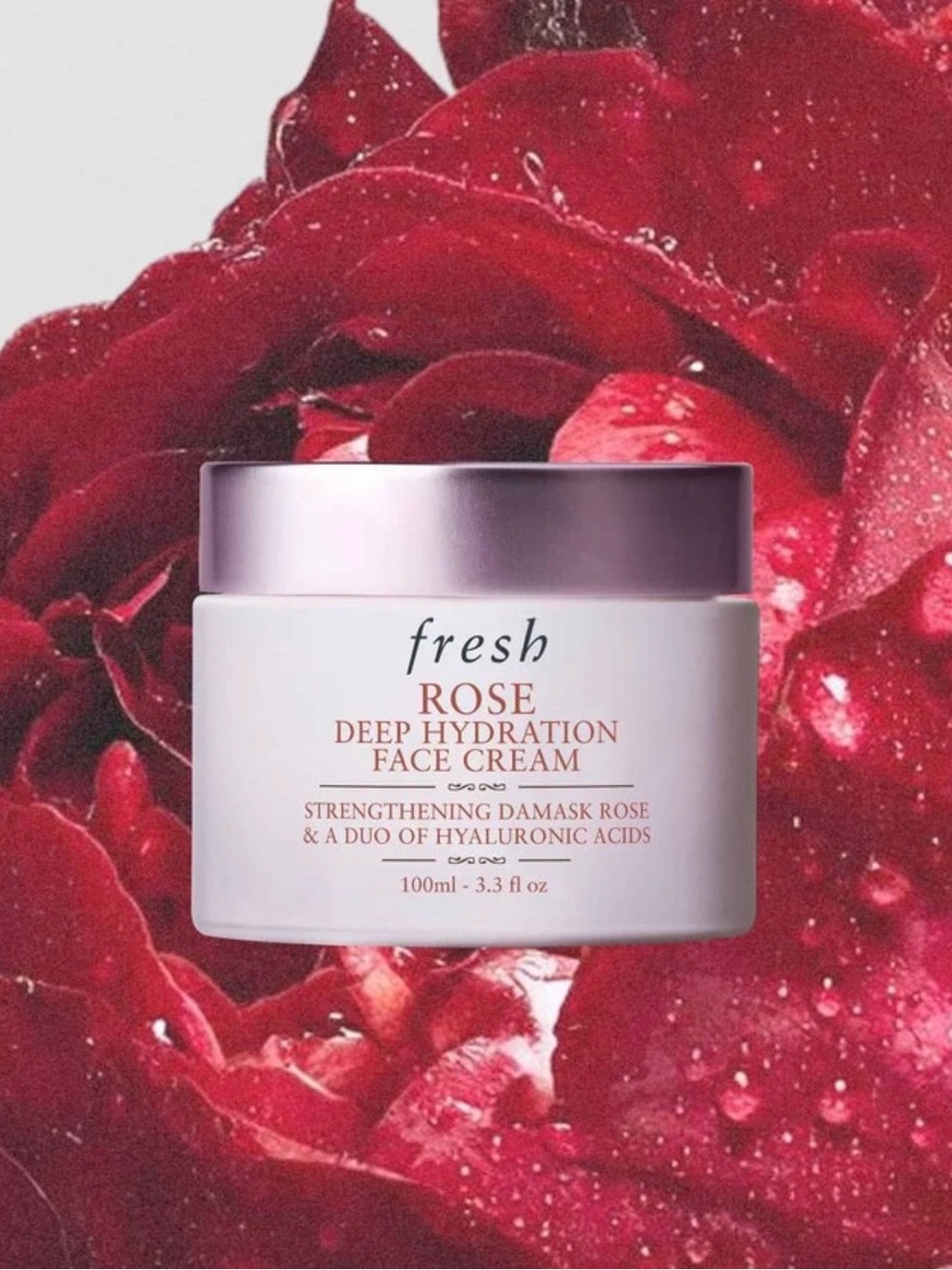 fresh Rose Deep Hydration Face Cream – White and Pink Lid